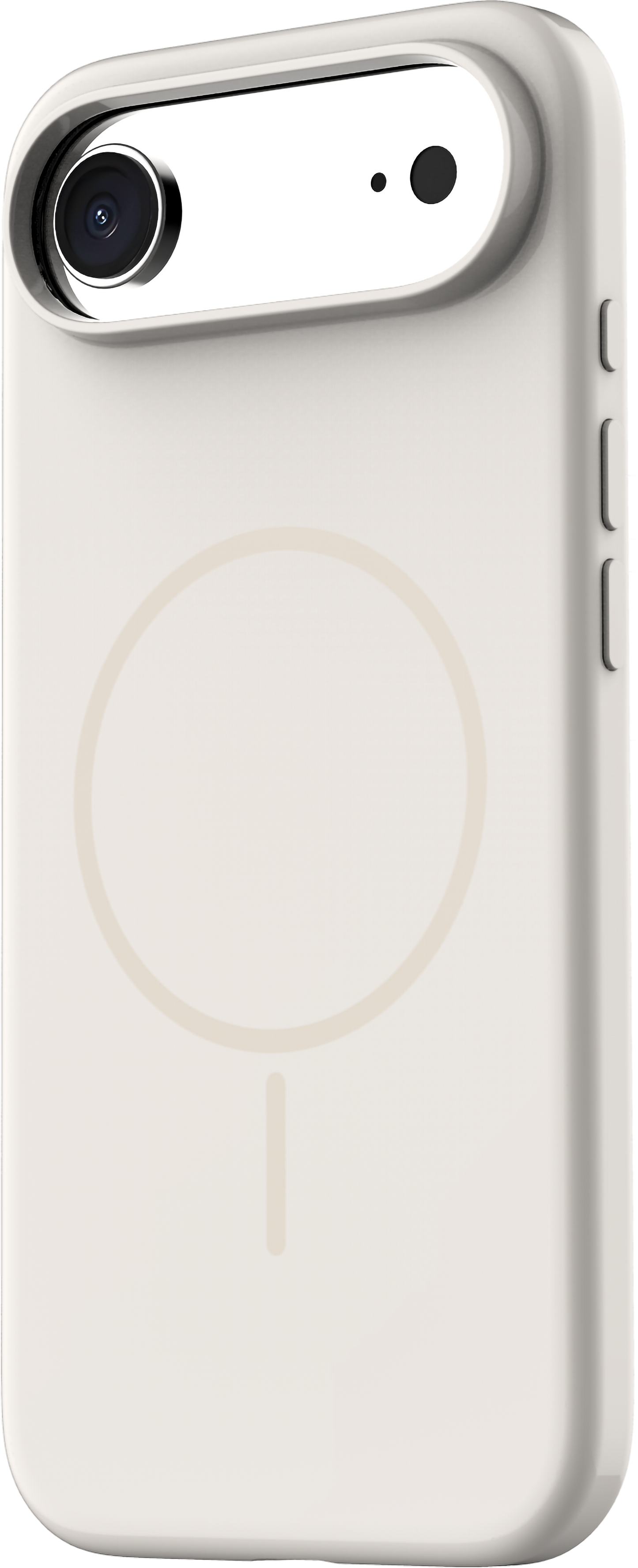 TEKNE Gloss Hard case for iPhone 17 Air-Beige + TEKNE 36W Single Port Adapter