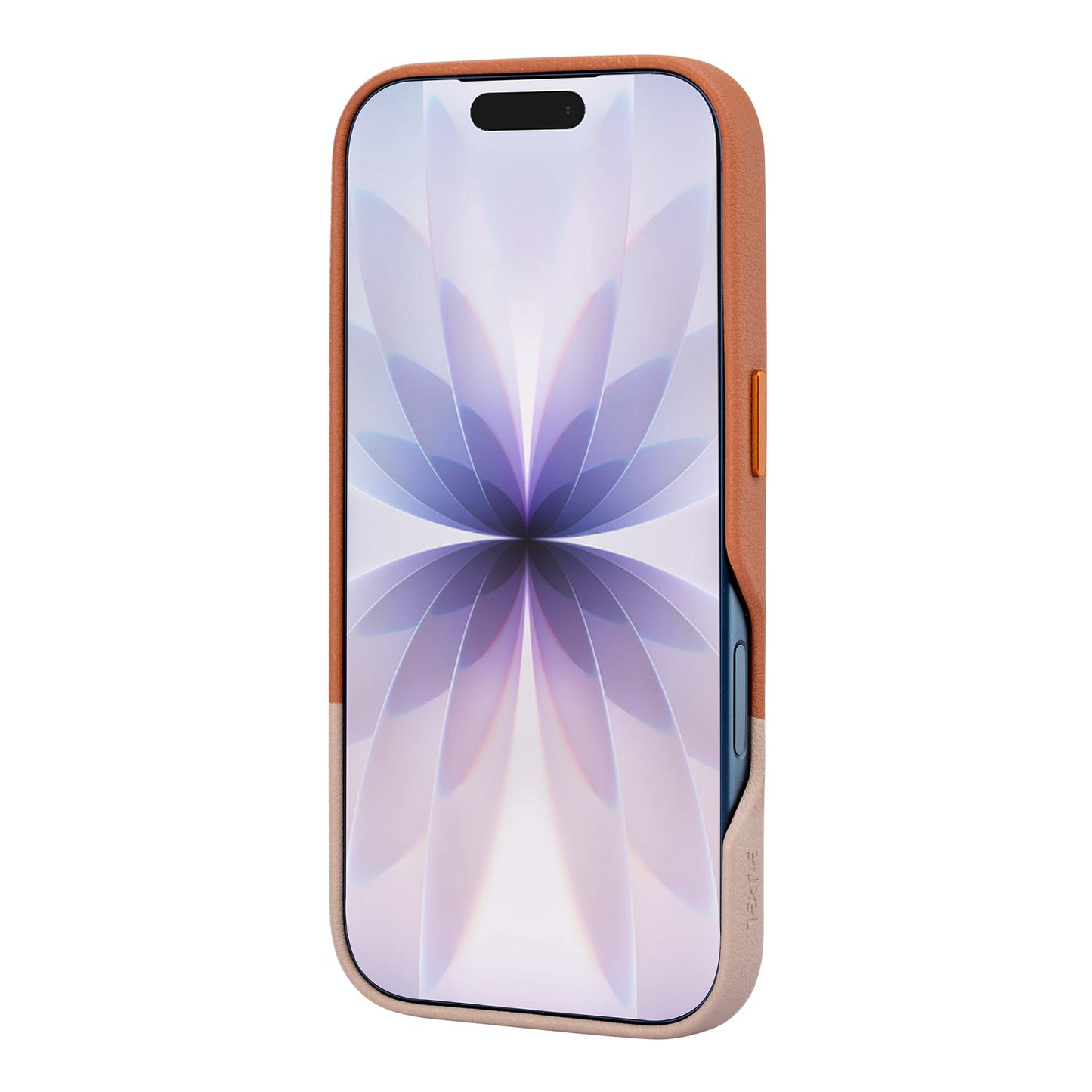 Tekne DualTone Vegan Leather Case for iPhone 17 Pro- Brown