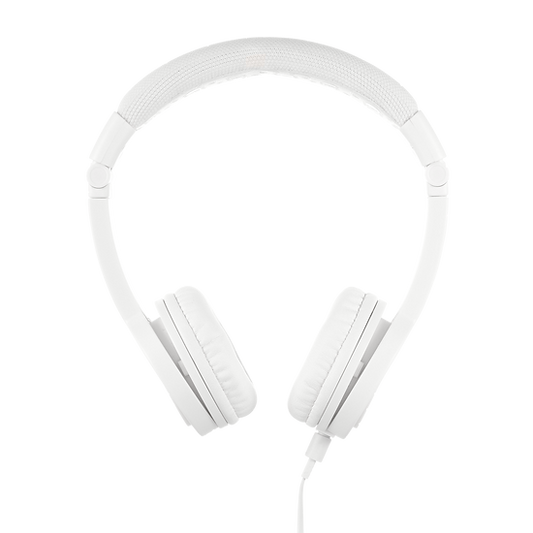 ONANOFF BuddyPhones Explore Plus Foldable with Mic , Snow White