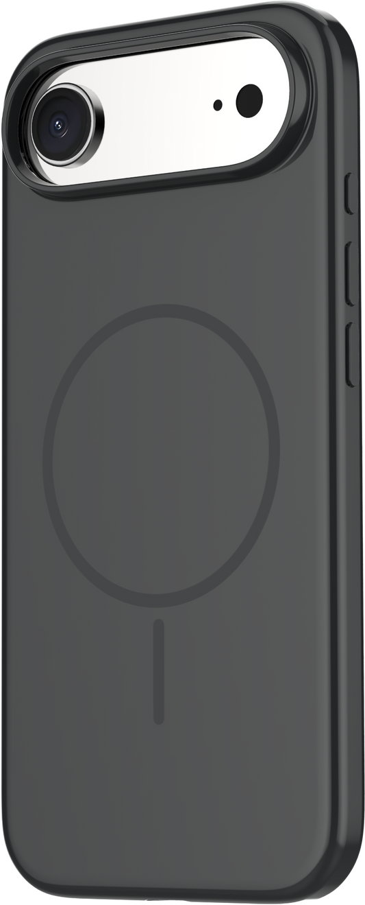 TEKNE Gloss Hard case for iPhone 17 Air-Black + TEKNE 36W Single Port Adapter