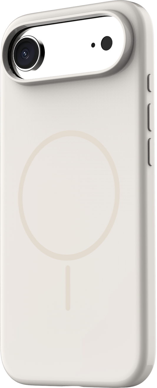 TEKNE Gloss Hard case for iPhone 17 Air-Beige + TEKNE 36W Single Port Adapter