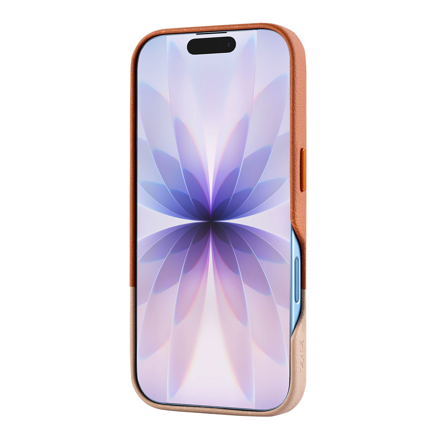TEKNE DualTone Vegan Leather Case for iPhone 17-Brown