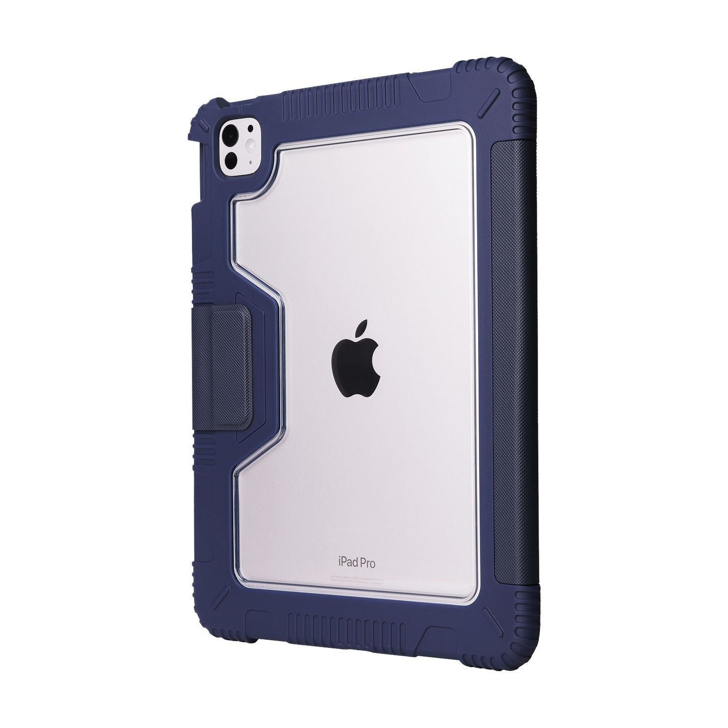 Tekne Shockproof Vegan Leather Case for iPad Pro 11 M4 | Stand Function | Drop Protection - Blue