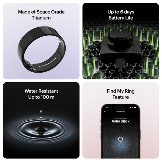 ULTRAHUMAN Ring AIR – Smart Fitness, Sleep & Activity Tracker for Men/Women