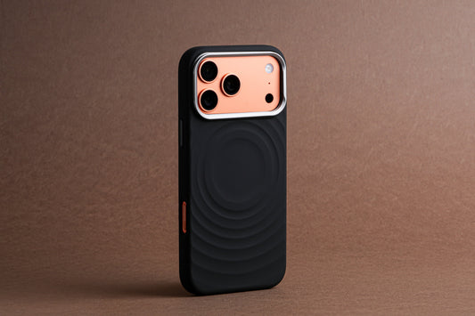 Tekne WaveStand Silicone Case for iPhone 17 Pro Max- Black