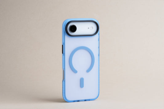 Tekne Armour Matte Case for iPhone 17 Air-Blue +  TEKNE 36W Single Port Adapter