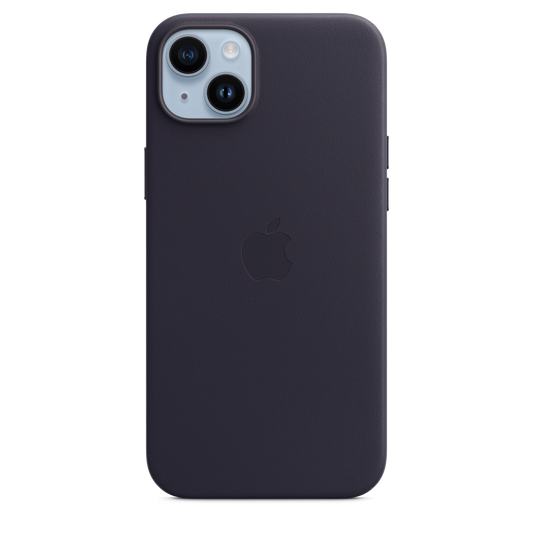 iPhone¬†14¬†Plus Leather Case with MagSafe - Ink