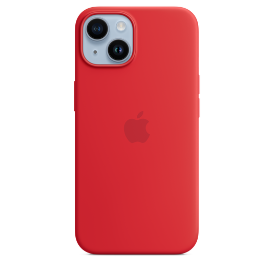 iPhone¬†14 Silicone¬†Case with MagSafe - (PRODUCT)RED