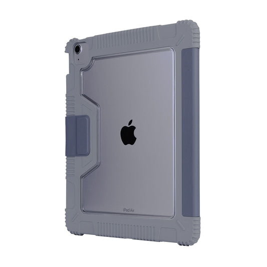 Tekne Shockproof Vegan Leather Case for iPad Air 13 M2 | Stand Function | Drop Protection - Grey