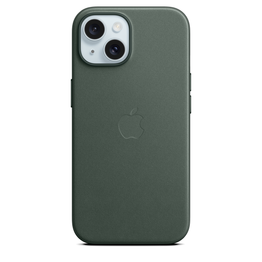 iPhone¬†15 FineWoven Case with MagSafe - Evergreen