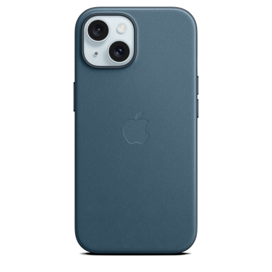 iPhone¬†15 FineWoven Case with MagSafe - Pacific Blue
